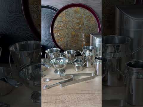 Соусник-мини, с ручкой 6 см диаметр 40 мл (нержавеющая сталь) - фото 1 - id-p1721983552