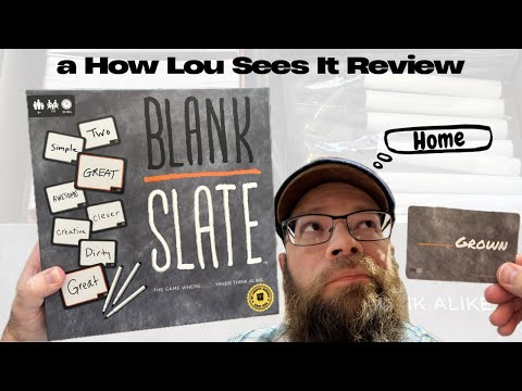 Blank Slate How ___ Sees It Review