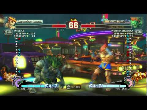 USFIV~ Blanka (WER1045BLANKA) vs.  Adon (URELICS) HD