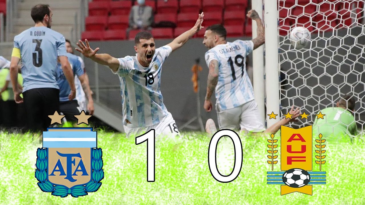 Argentina 1 vs Uruguay 0 - Fase de Grupos Fecha 2º Copa América 2021 - Partido Completo