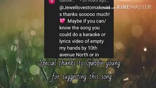 Empty my hands by tenth avenue north lyric video