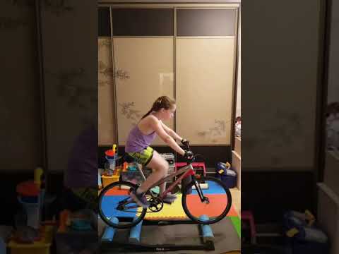 Вероника Nika 820. Домашняя тренировка. Скоростная тренировка на велостанке