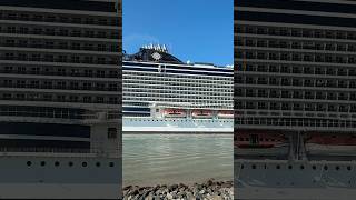 MSC Seashore sail away! #shorts #mac #msccruises #mscseashore #cruiseship #portcanaveral
