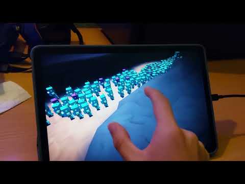 Swarm Performance Testing on ARM Android Tablet | Unity DOTS