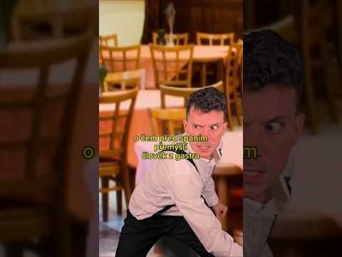 číšník před spaním