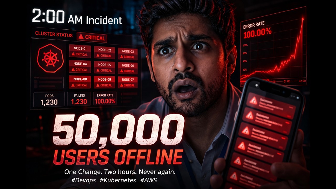 DevOps Incident | Production Down 😨 What Went Wrong? | English Version