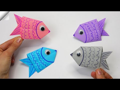 DIY paper crafts Paper Fish
