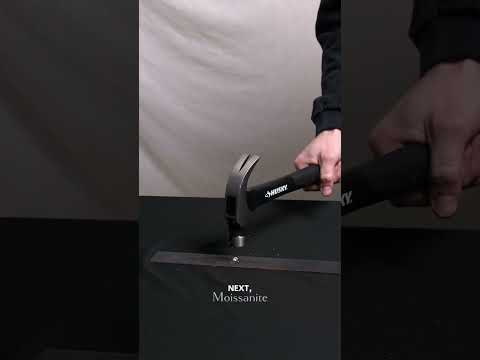 Diamond Durability Test | Hammer Smash #durabilitytest #labdiamond #moissanite #cubiczirconia