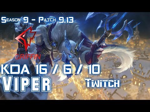 GRF Viper TWITCH vs KAI'SA ADC - Patch 9.13 KR Ranked