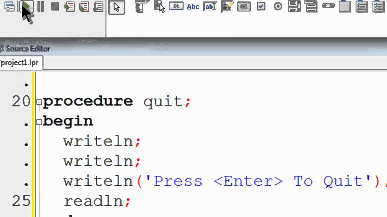 Free Pascal Program Tutorial 16 - Passing Values To Procedures - Lazarus