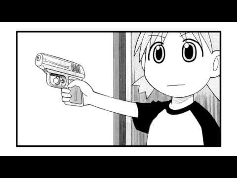 Yotsuba has a gun.