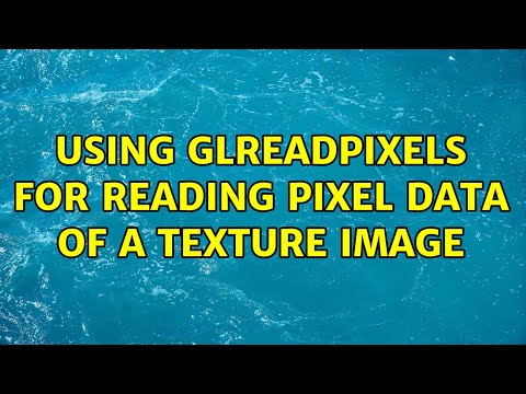 Using glReadPixels for reading pixel data of a texture image (2 Solutions!!)