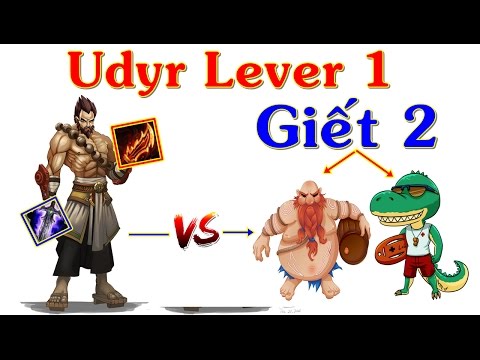 Udyr Lever 1 Giết 2 (Renekton + Gragas) Vì Khinh Udyr - Trâu Best Udyr