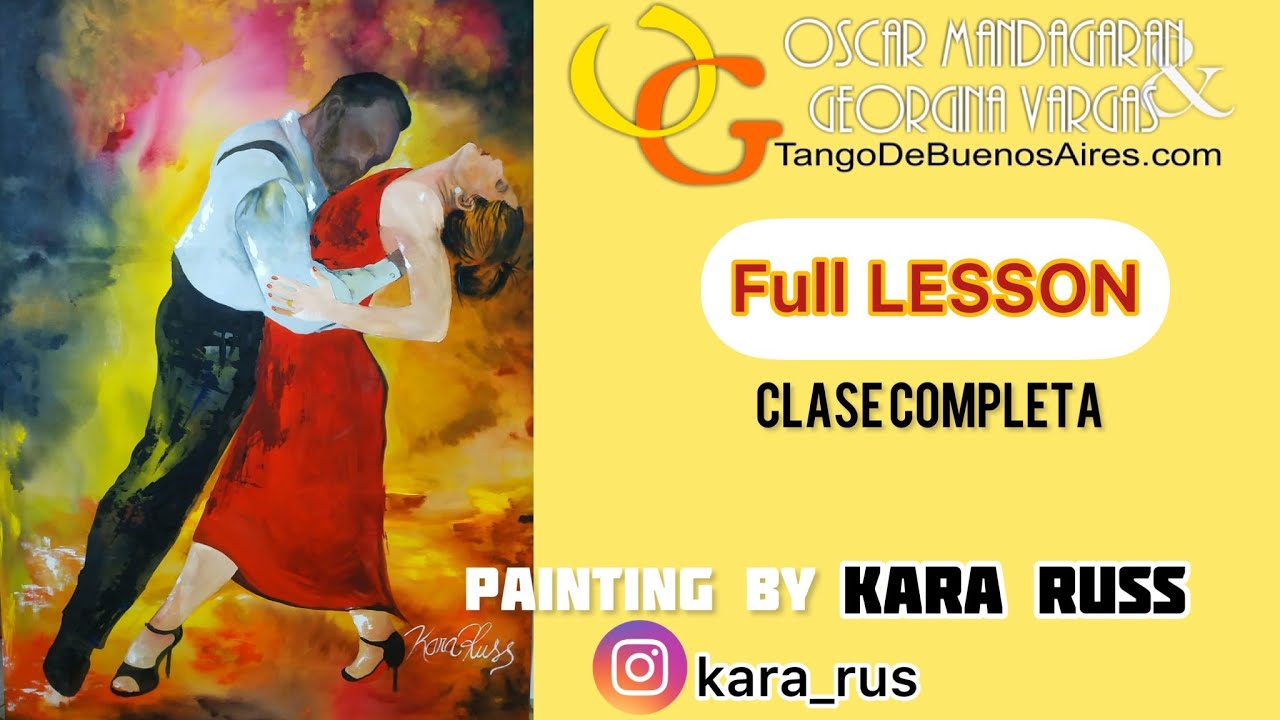 Full #TANGO lesson walking⭐️cadencia⭐️parada⭐️calecita + Bonus by Georgina Vargas & Oscar Mandagaran