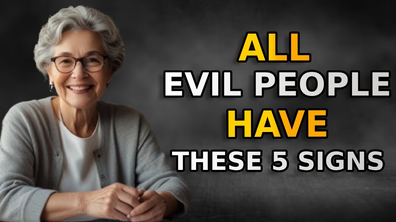 In Old Age, 5 RED FLAGS that REVEAL the PERSON Next to You is EVIL