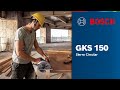 Sierra Circular BOSCH GKS 150 | Video