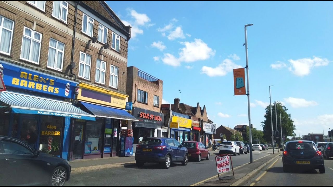 UXBRIDGE ROAD London - Driving Tour (Hillingdon Heath & Hayes End)