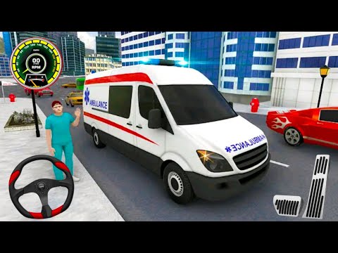 US Ambulance Driving Simulator 2024 - Van Rascue Emergency Driver  - Android Gameplay