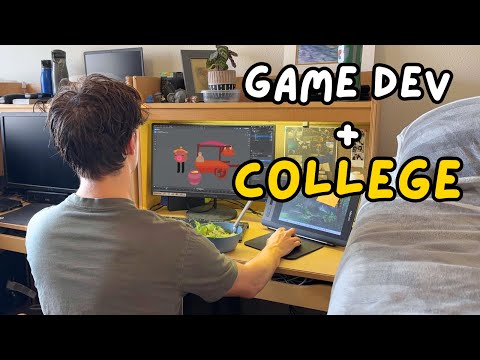 Day in the Life of an Indie Game Dev (but i'm in college)
