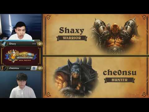 Shaxy vs cheonsu - Hearthstone Grandmasters Asia-Pacific S2 2019 - Week 1