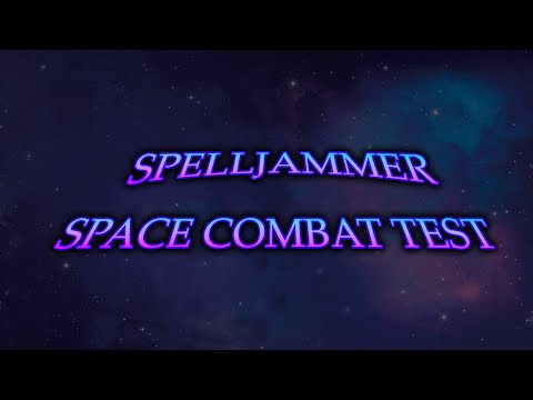 SpellJammer space combat test map Foundry VTT