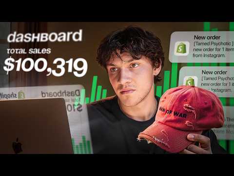 I Made $100k in 30 Minutes With My Clothing Brand, Here's Exactly How I Did It