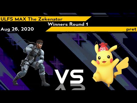 [Smash Ultimate] XeNOwifi 24 (Winners Round 1) - pret vs ULFS MAX  The Zekenator
