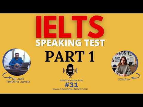 IELTS Speaking Test 31 | Band 7.0 | Part 1 | Improve your English | Nasim English Academy | NEA 2025