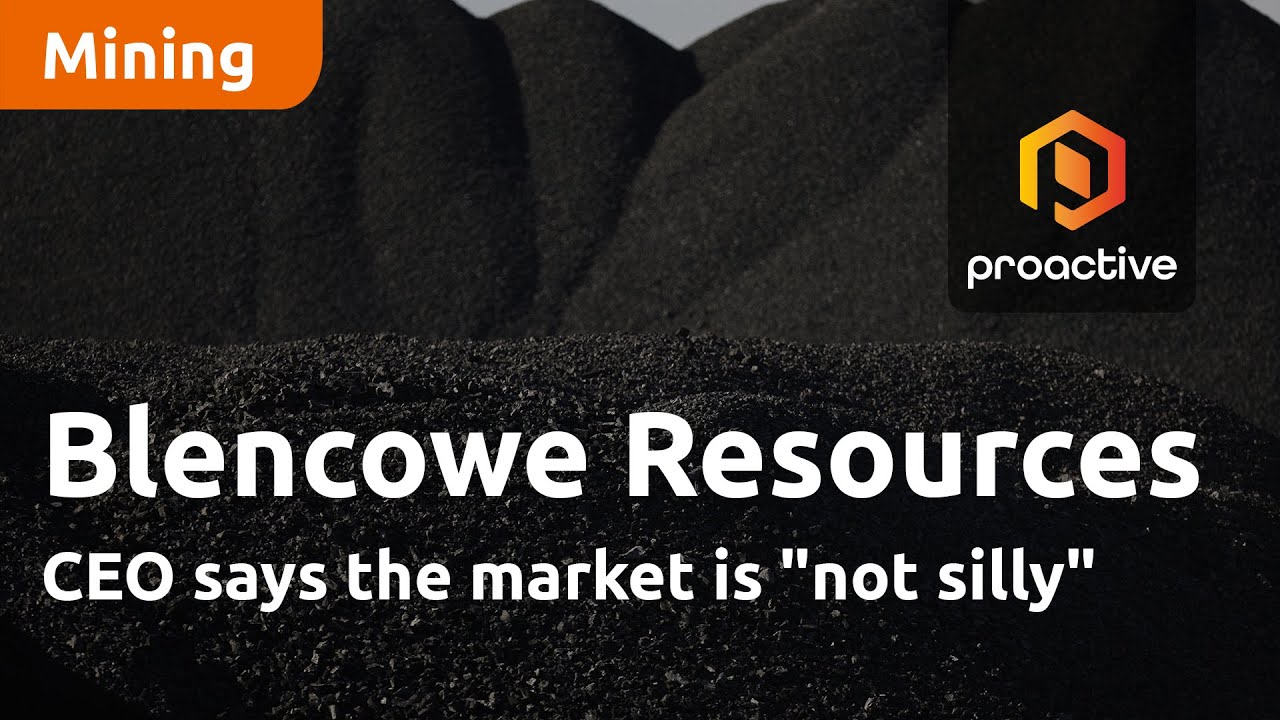 Blencowe Resources CEO says the market is "not silly"