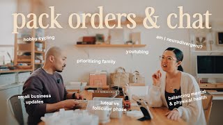 Packing Orders for Our Small Stationery Business 📦💌 hobby cycling, updates, and mental health chat