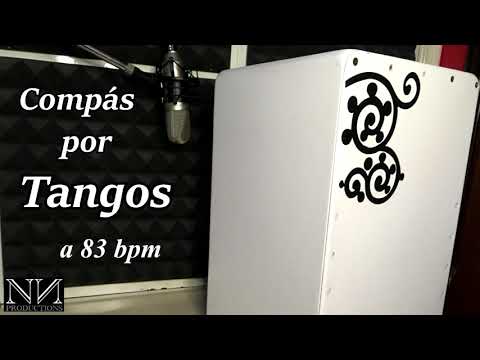 Compás por Tangos a 83 bpm. (Solo Cajón)