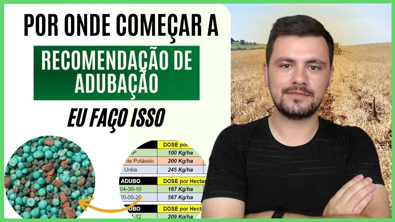 Por onde começar uma RECOMENDAÇÃO DE ADUBAÇÃO