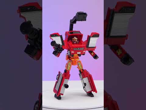 【ジョブレイバー ショート】トミカ ジョブレイバー ＴＪＢＤＸ ユナイトファイヤブレイバー　回転