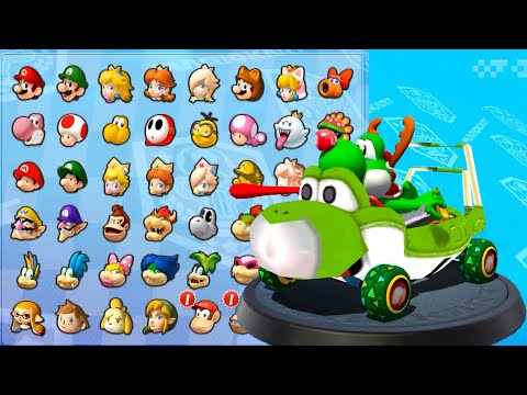 Mario Kart 8 Deluxe Wave 6 Yoshi Racing Propeller  & Acorn Cup Racing Excellence on Nintendo Switch