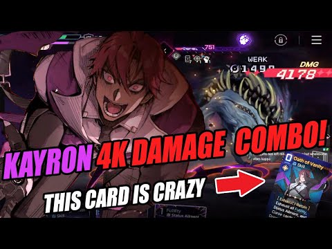 KAYRON 4K DAMAGE IN 1 TURN | THIS COMBO IS CRAZY! Chaos Zero Nightmare