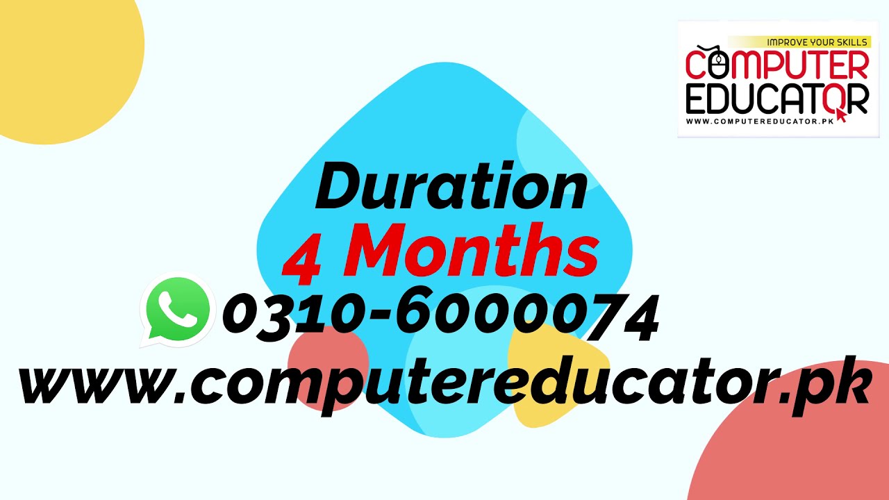 Website Development Course In Karachi | Computer Educator