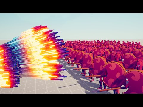 300 SPARTANS vs EVERY GOD - Totally Accurate Battle Simulator
