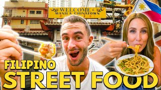 Filipino STREET FOOD Feast! 🇵🇭Chinatown Binondo, MANILA