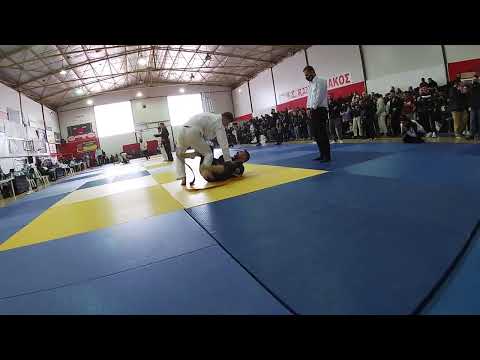 XRISTOS NTOKO  - BLUE BELT ADULT  - GREEK BJJ CUP ΧΑΛΑΣΤΡΑ 2022 | OCTAGON ACADEMY