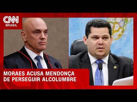Moraes acusa Mendonça de perseguir Alcolumbre e outros ministros do STF  | BASTIDORES CNN