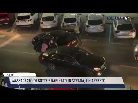 2022-08-12 PRATO - MASSACRATO DI BOTTE E RAPINATO IN STRADA, UN ARRESTO