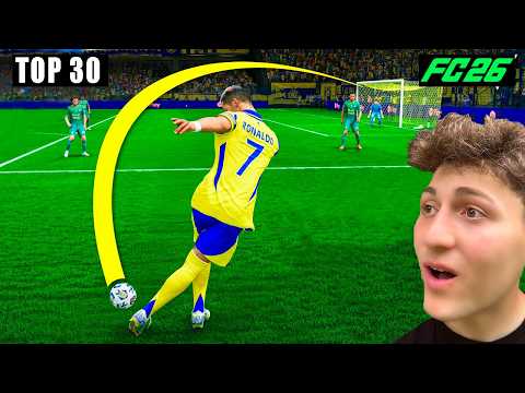 TOP 30 of the Most Beautiful Goals from FC26!