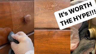 It’s WORTH THE HYPE                                             how to refinish wood without sanding