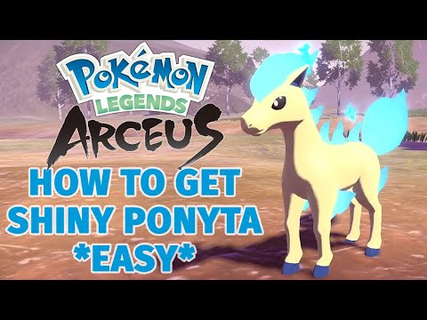 How to Get Shiny Ponyta in Pokemon Legends: Arceus EASY ~ Quick Tutorial