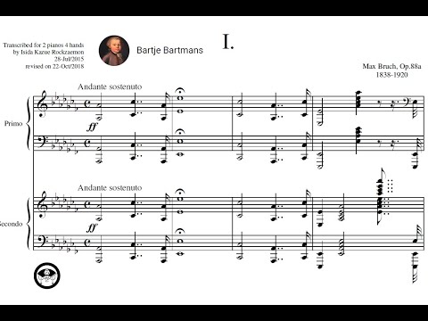 Max Bruch - Concerto for Two Pianos, Op. 88a (1912)