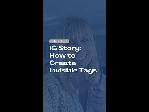 INSTAGRAM STORIES: Invisible Tag Tutorial