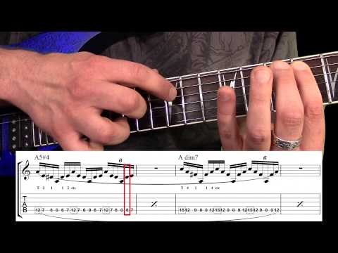 Satch boogie (how to play) Tapping part 4.  click below for next lesson.