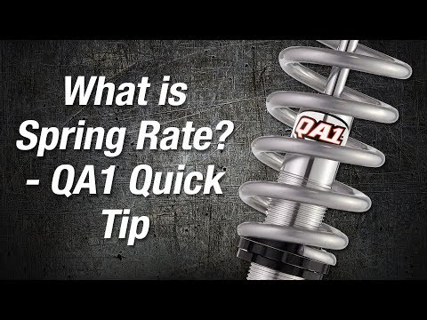 What is spring rate? - QA1 Quick Tip