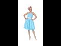 Lyseblå 50er kjole video