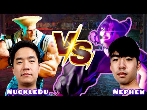SF6 ▰ Nuckledu ( Guile ) VS Nephew ( Juri ) ▰ High Level Gameplay